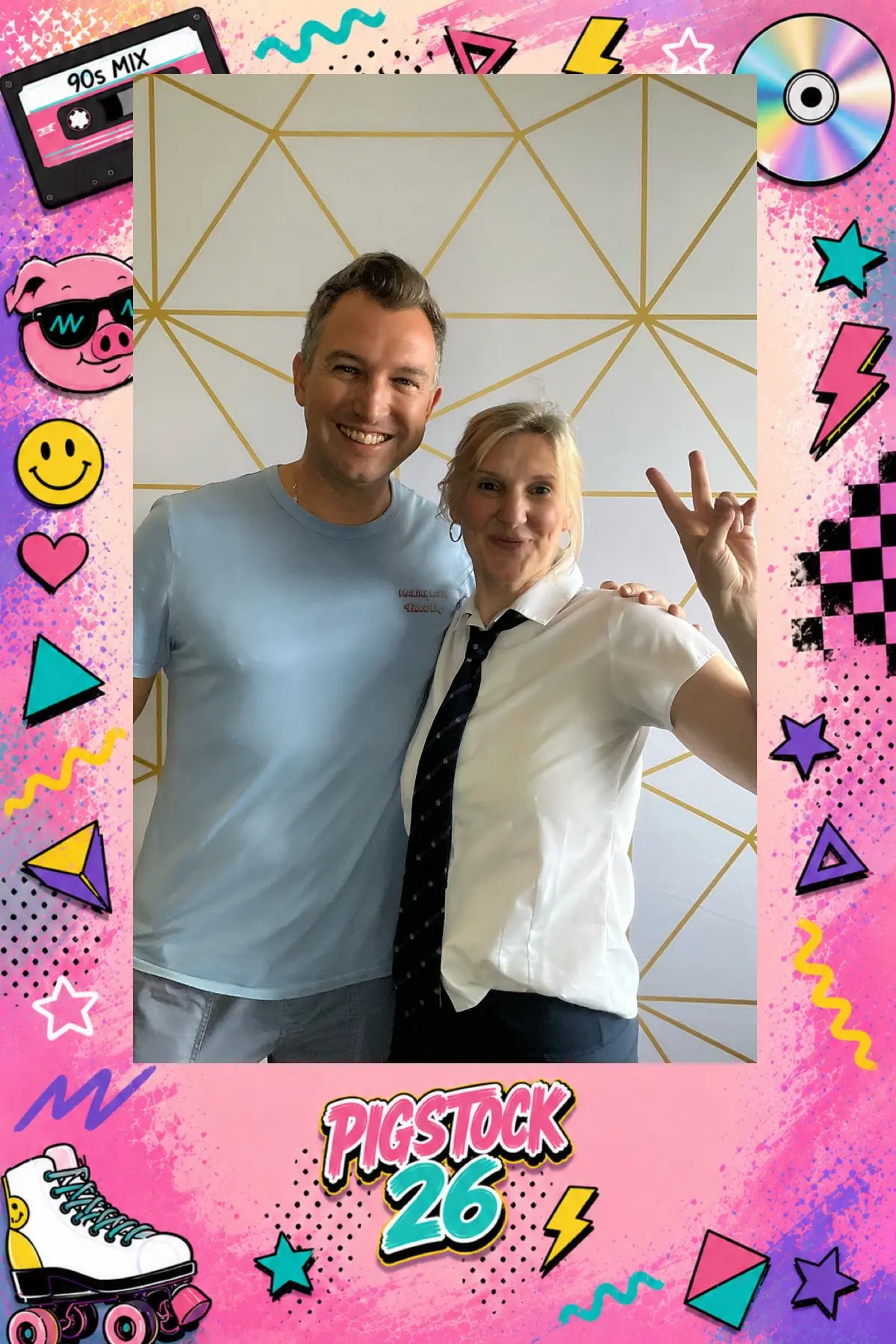 Rory and Suzie in the Photo Booth