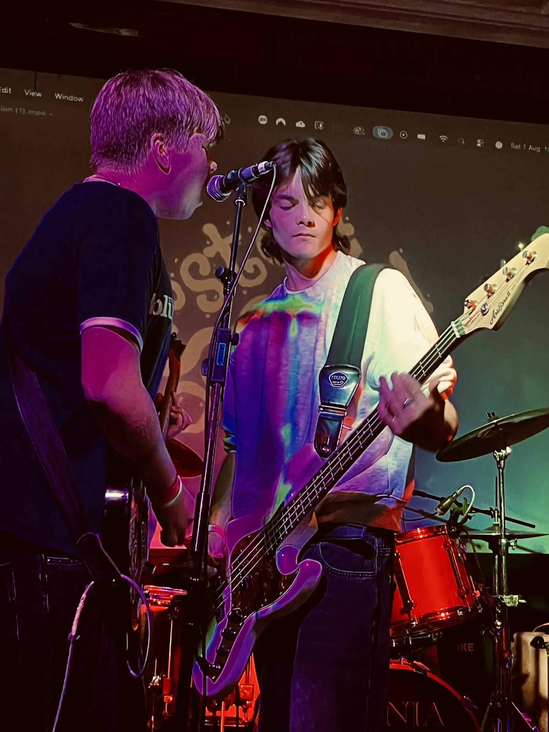 Marston on stage!