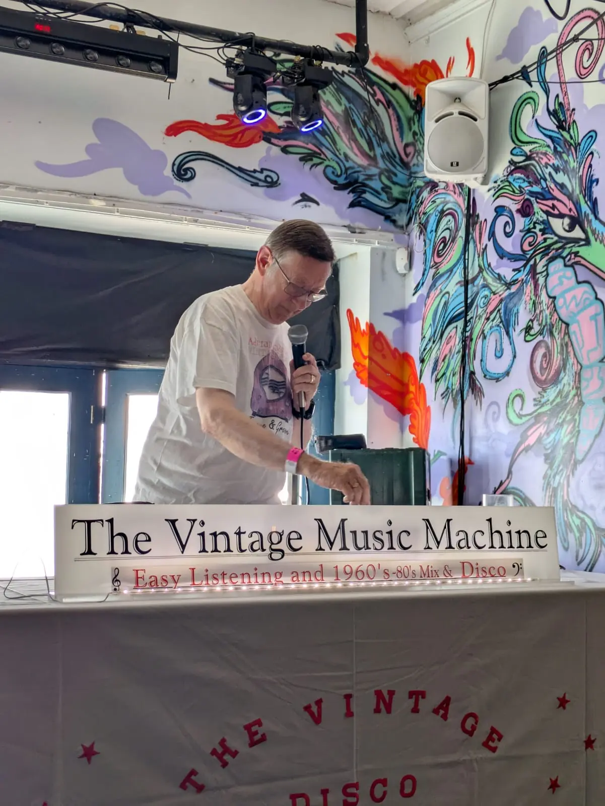 DJ Ade the double A kicking things off on the decks!