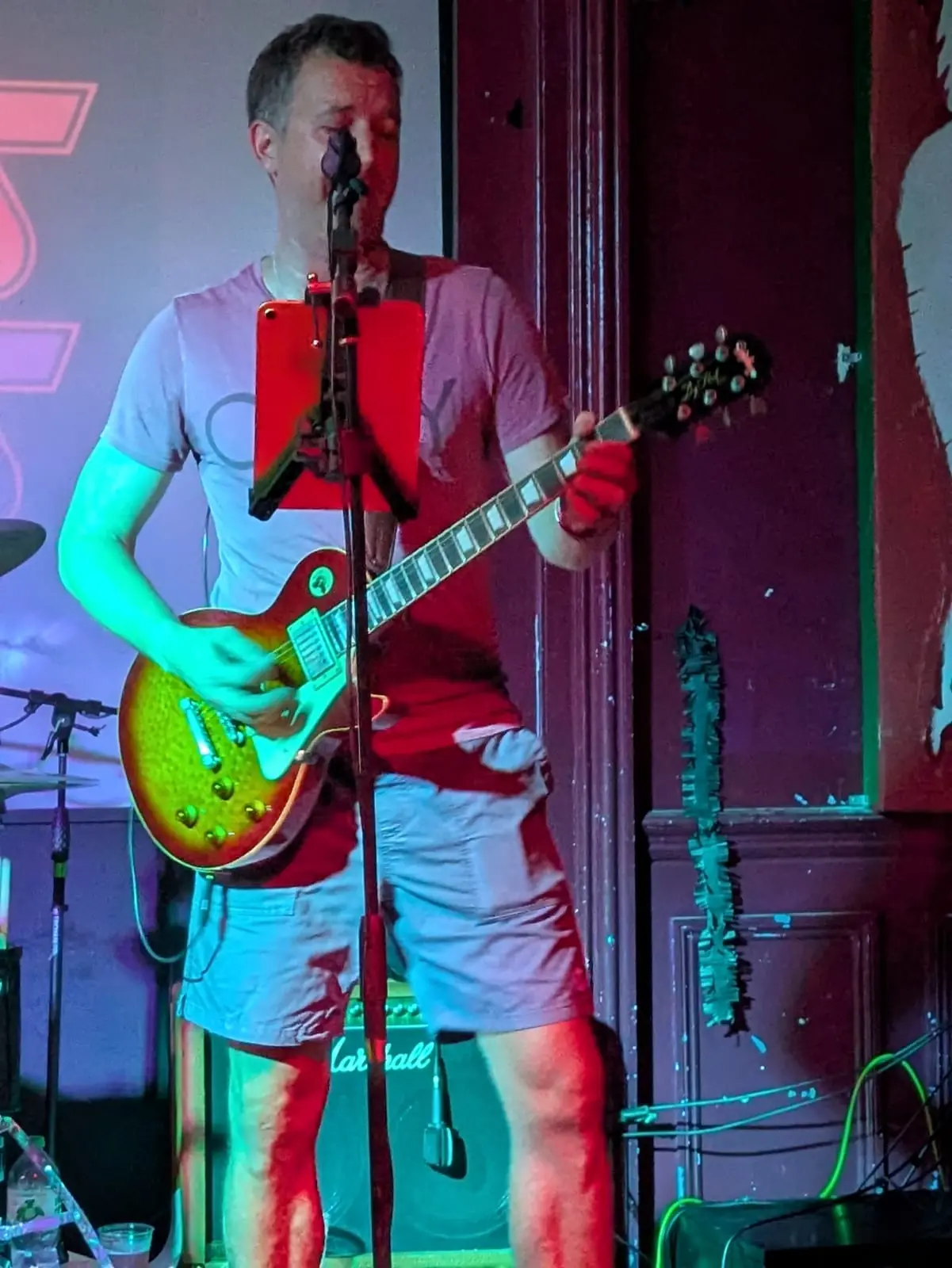 Rory playing guitar with Mitch’s Bitches